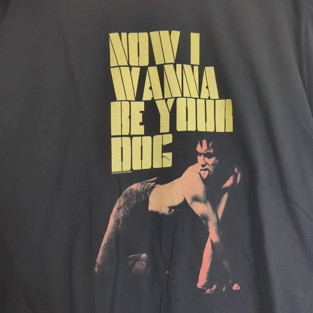 Iggy Pop Now I Wanna Be Your Dog Unisex‎ Band Tshirt 2013 2XL Sony